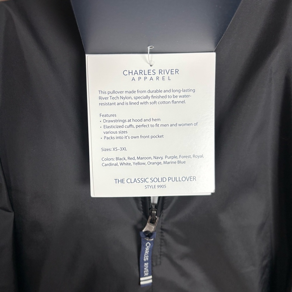 Charles River The Classic Solid Pullover Black Ny… - image 6